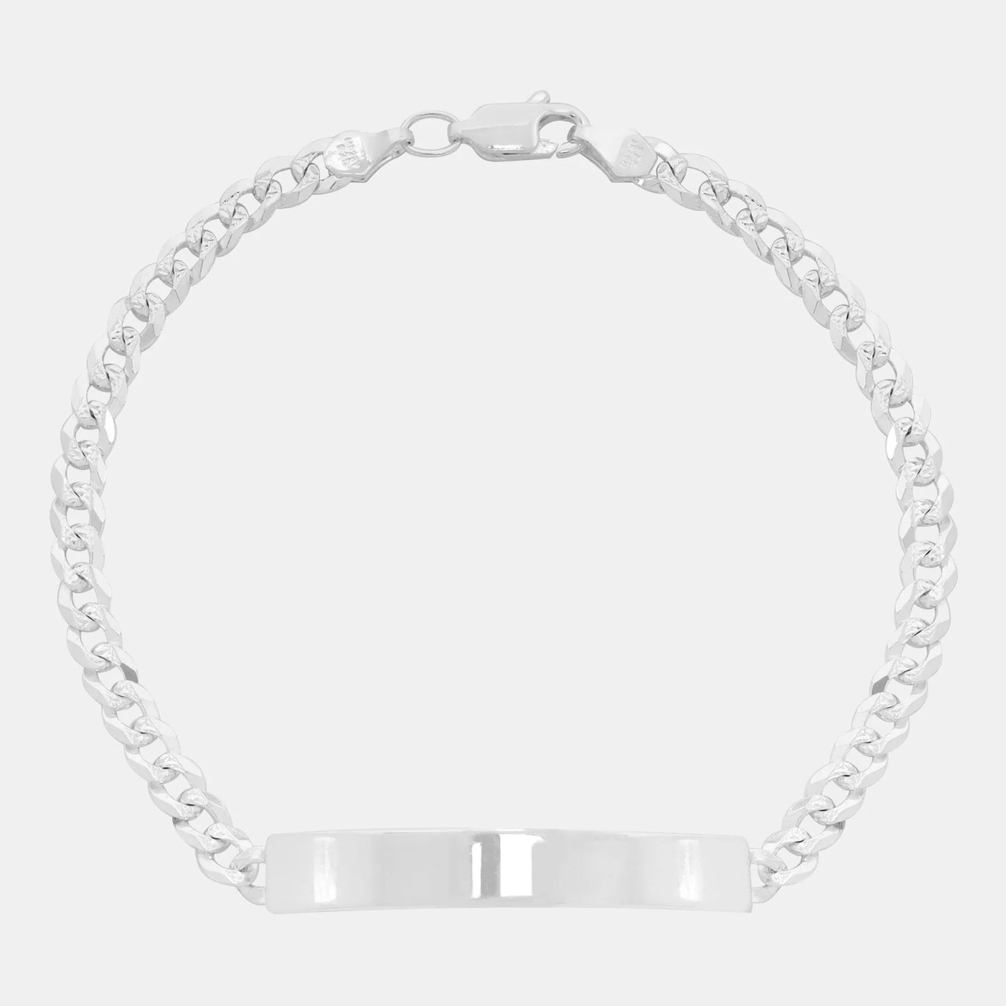 Esclava Unisex de plata.925 Barbada 5.40mm 13.2gr 21cm