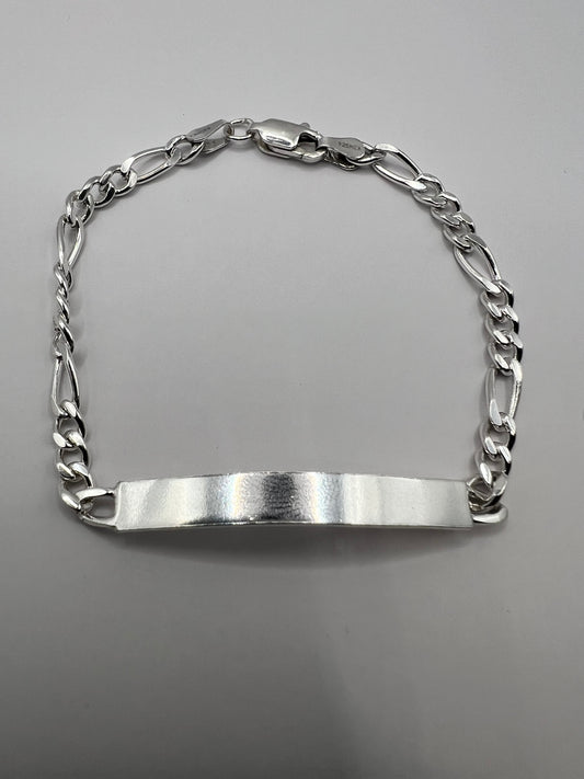 Esclava Unisex de Plata .925  Eslabones 3X1 2.50mm 4gr 18cm