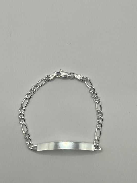 Esclava Unisex de Plata .925  Eslabones 3X1 2.50mm 4gr 18cm