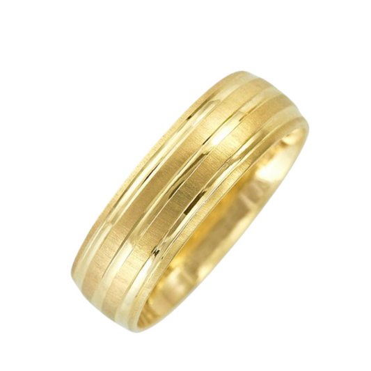 Liam hoop in 10k yellow gold 