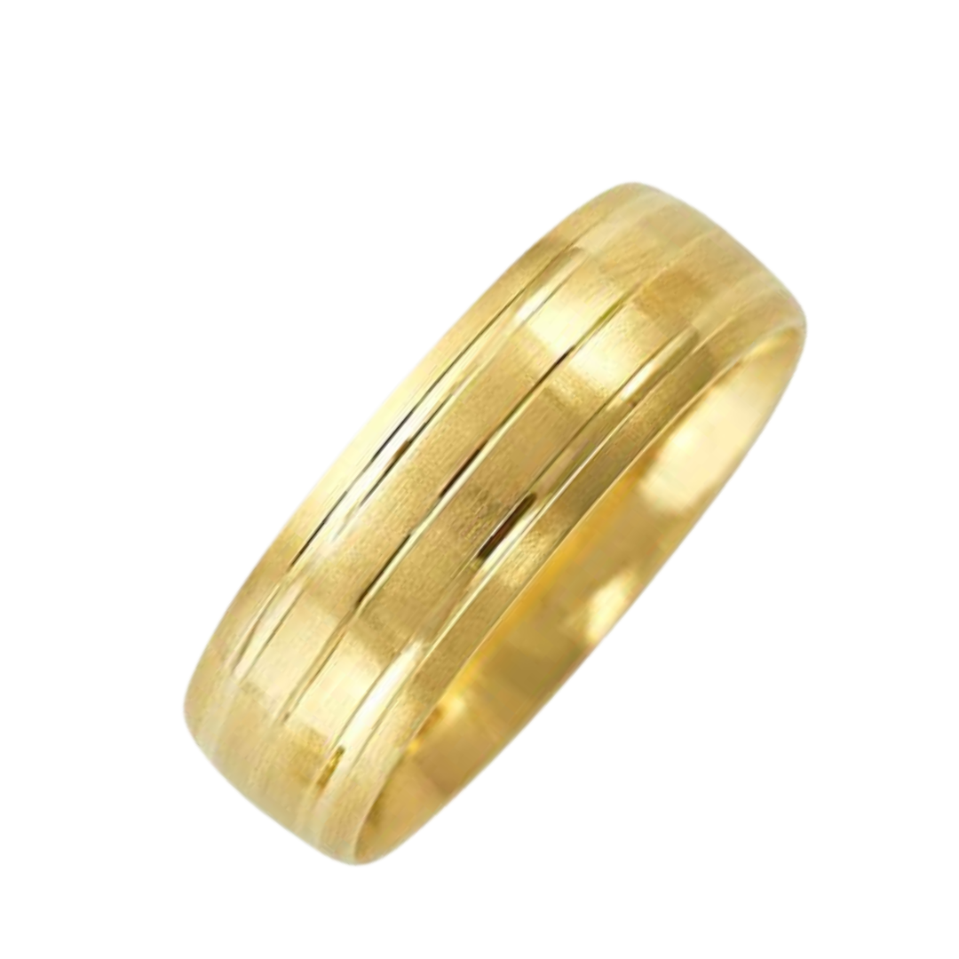 Liam hoop in 10k yellow gold 