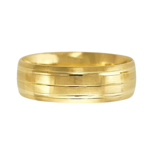 Liam hoop in 10k yellow gold 