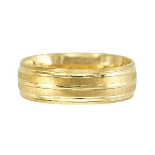 Liam hoop in 10k yellow gold 