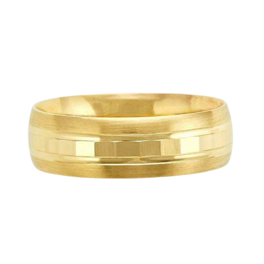 Liam hoop in 10k yellow gold 