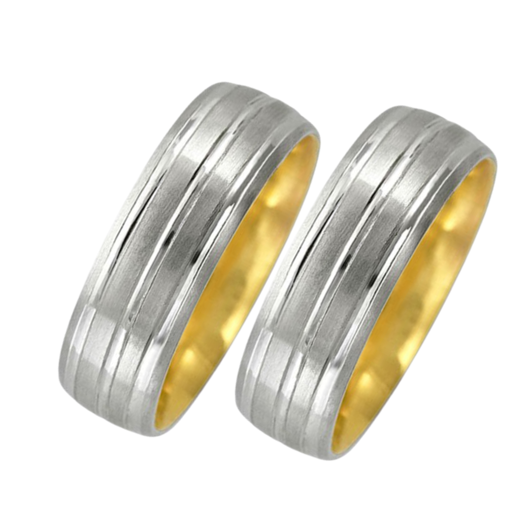 Ethan Hoop Duo in 10k Yellow Gold (6mm) 