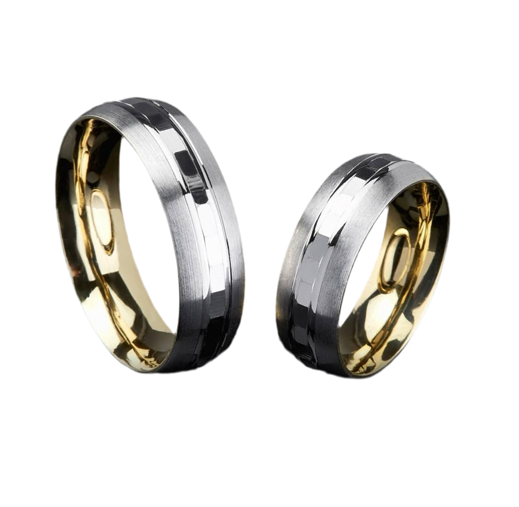 Ethan Hoop Duo in 10k Yellow Gold (6mm) 