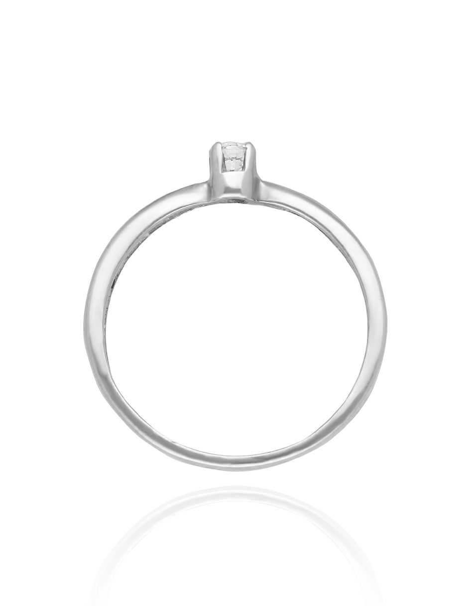 Celine ring in silver with yellow gold plating