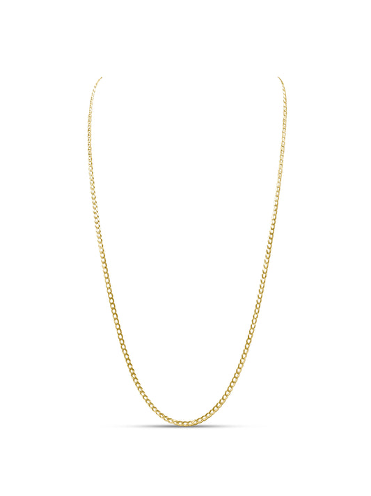 Italian Torsal Unisex Chain in 10k Yellow Gold