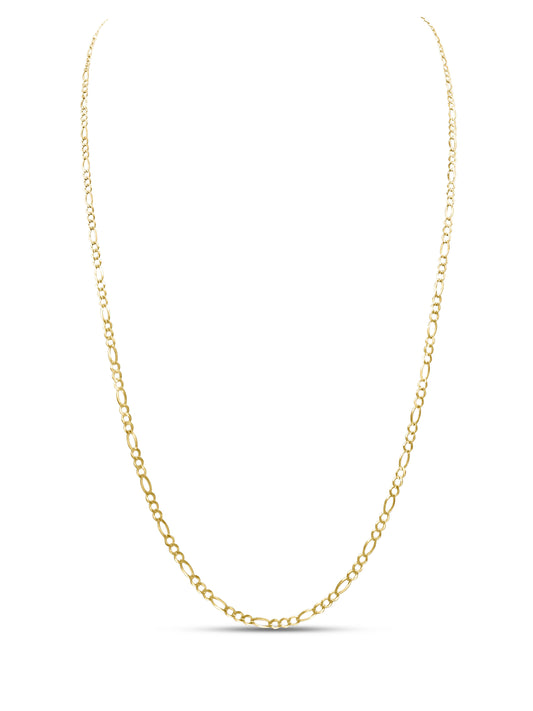 Italian Torsal Unisex Chain in 10k Yellow Gold