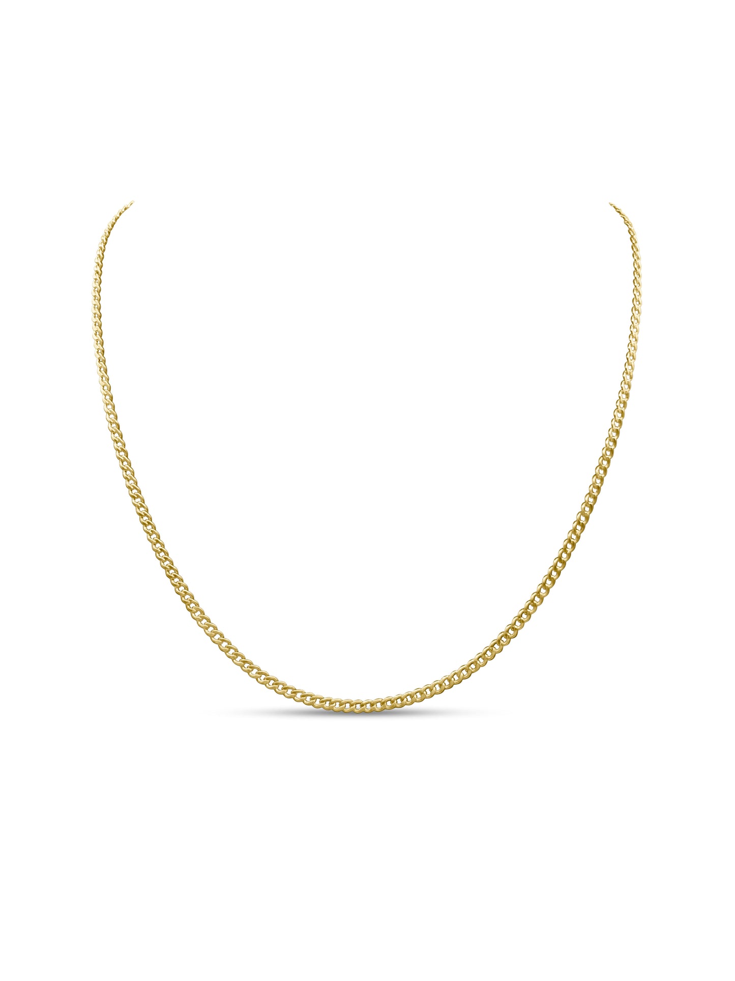 Italian Torsal Unisex Chain in 10k Yellow Gold