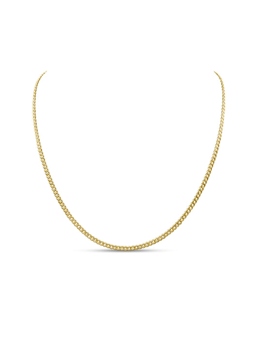 Italian Torsal Unisex Chain in 10k Yellow Gold