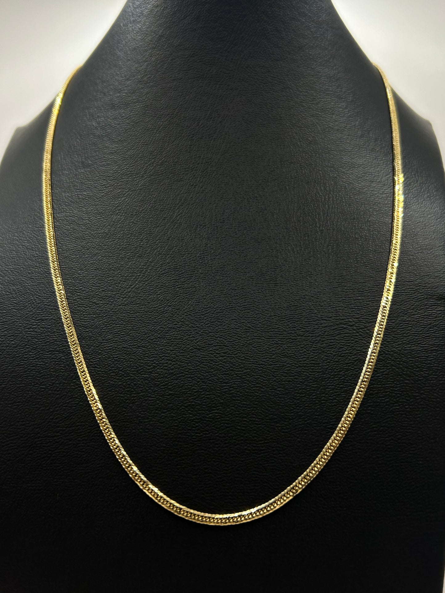 Italian Torsal Unisex Chain in 10k Yellow Gold