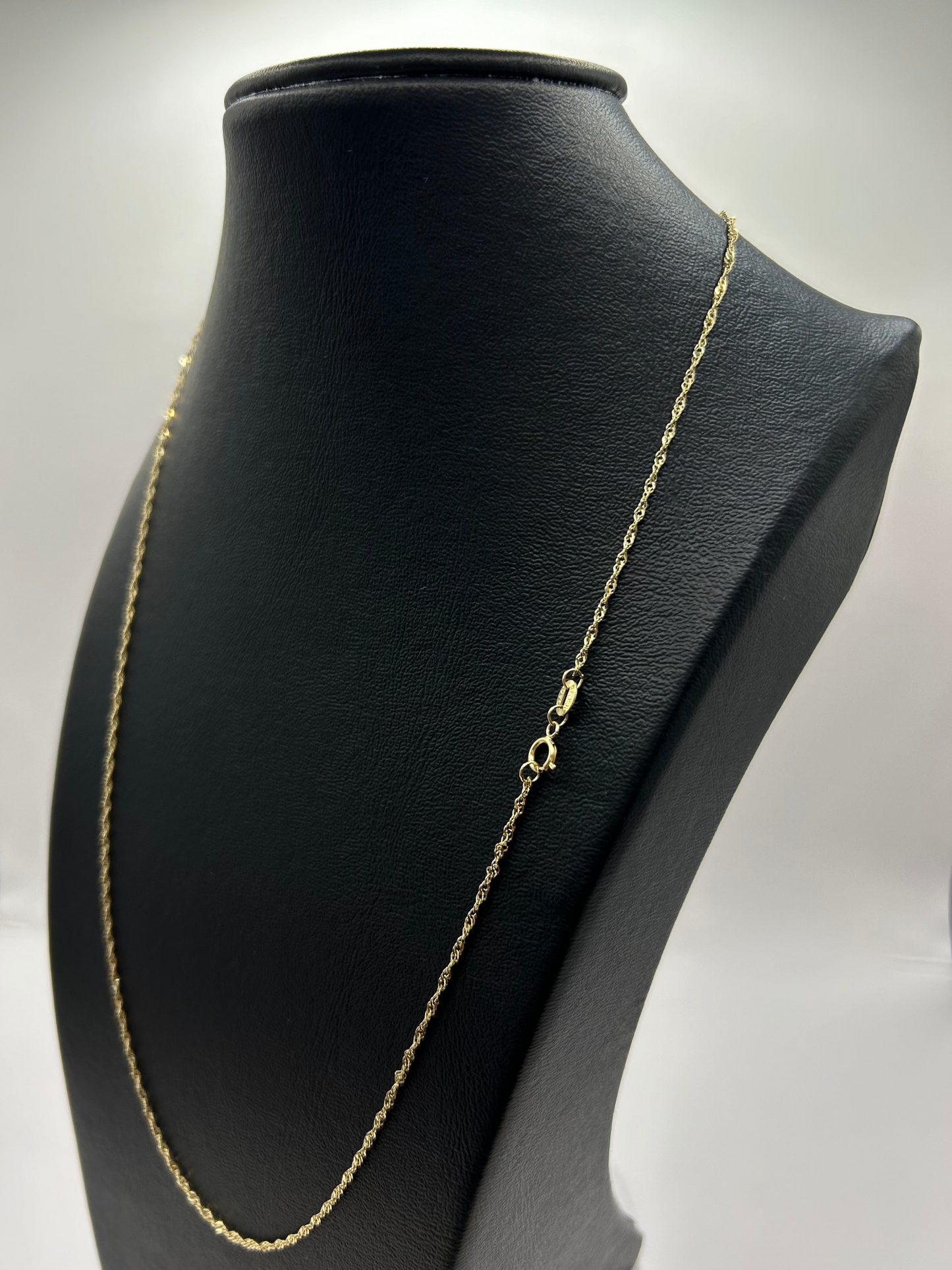 Italian Torsal Unisex Chain in 10k Yellow Gold