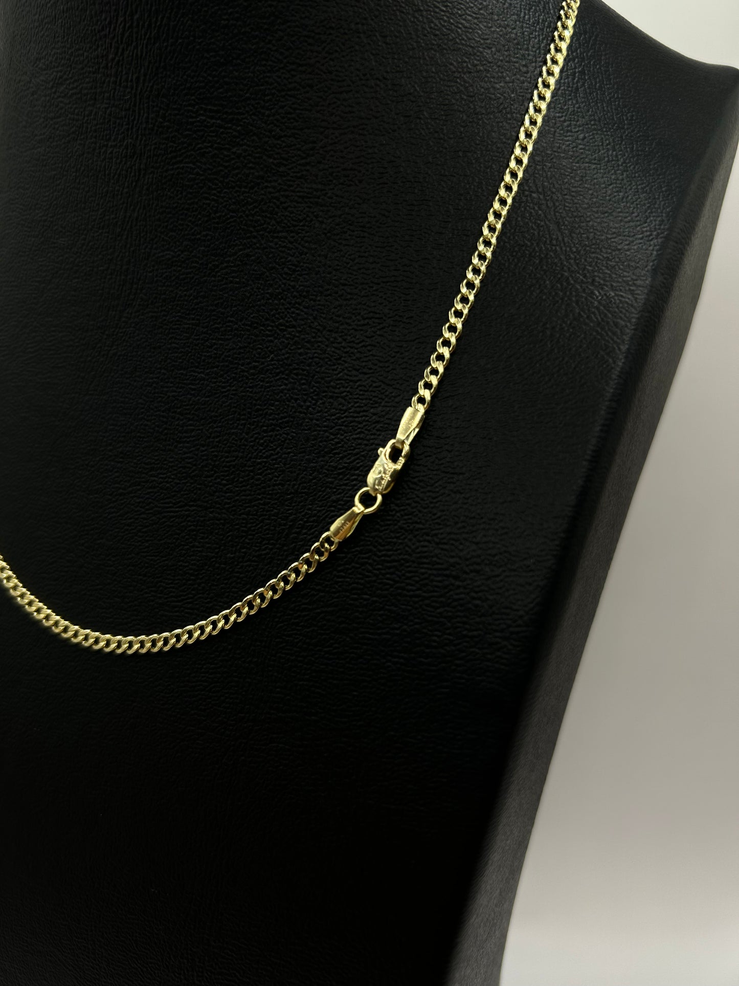 Italian Torsal Unisex Chain in 10k Yellow Gold