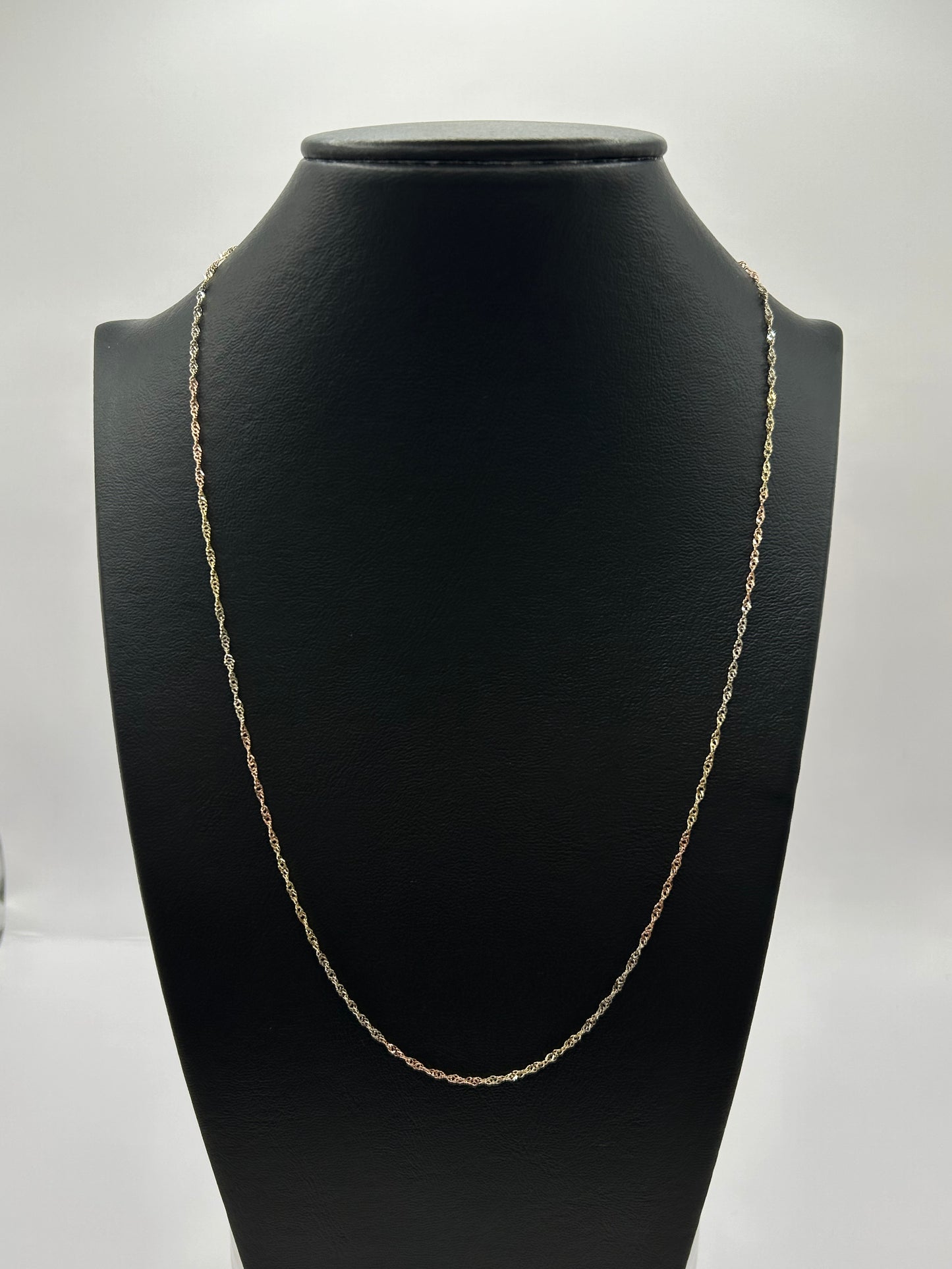 Italian Torsal Unisex Chain in 10k Yellow Gold