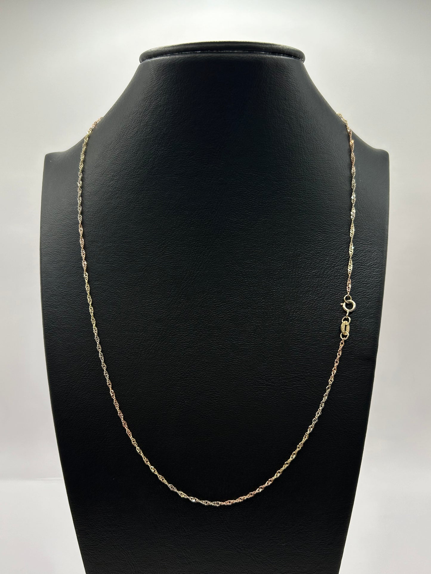 Italian Torsal Unisex Chain in 10k Yellow Gold