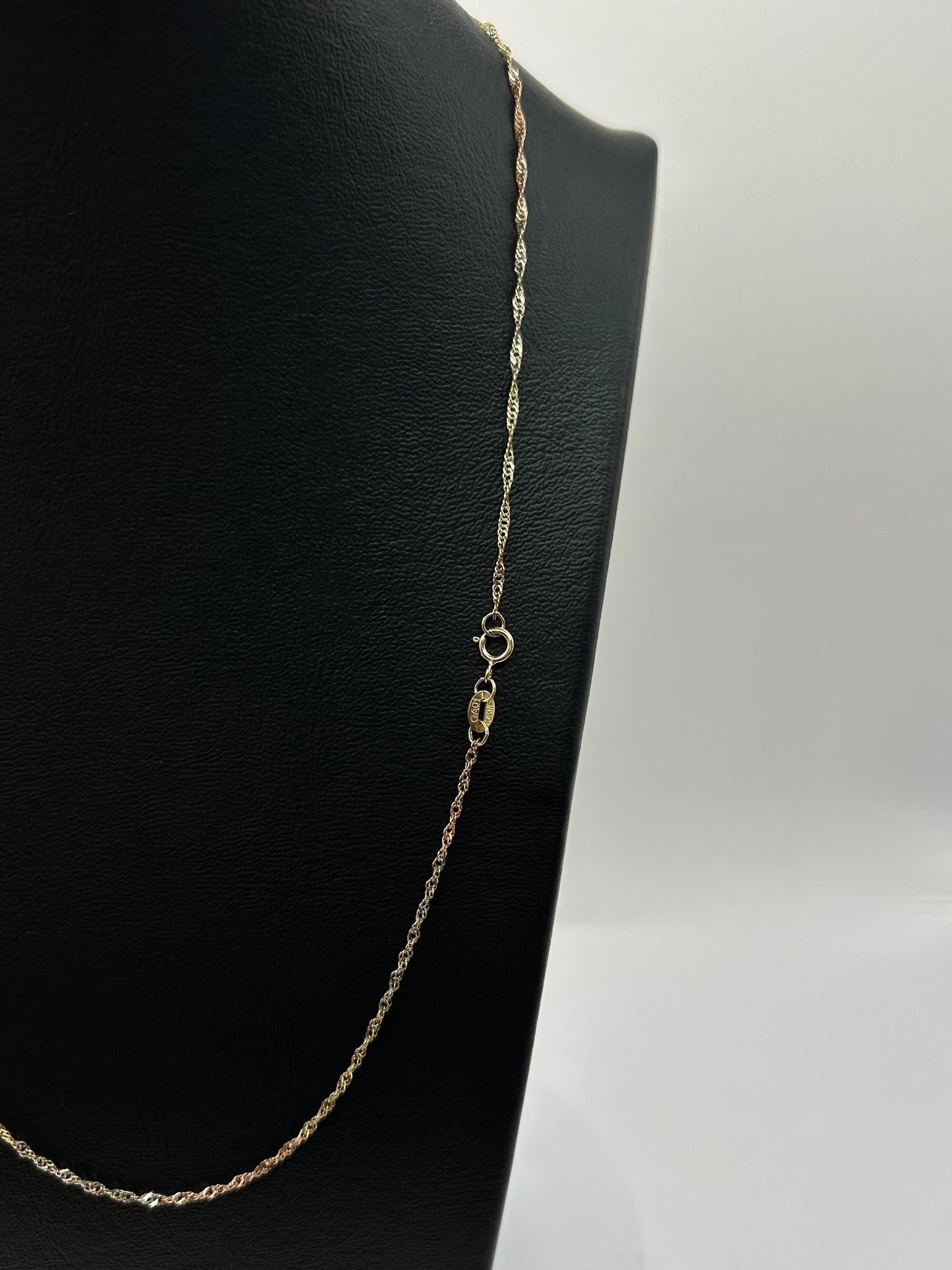 Italian Torsal Unisex Chain in 10k Yellow Gold