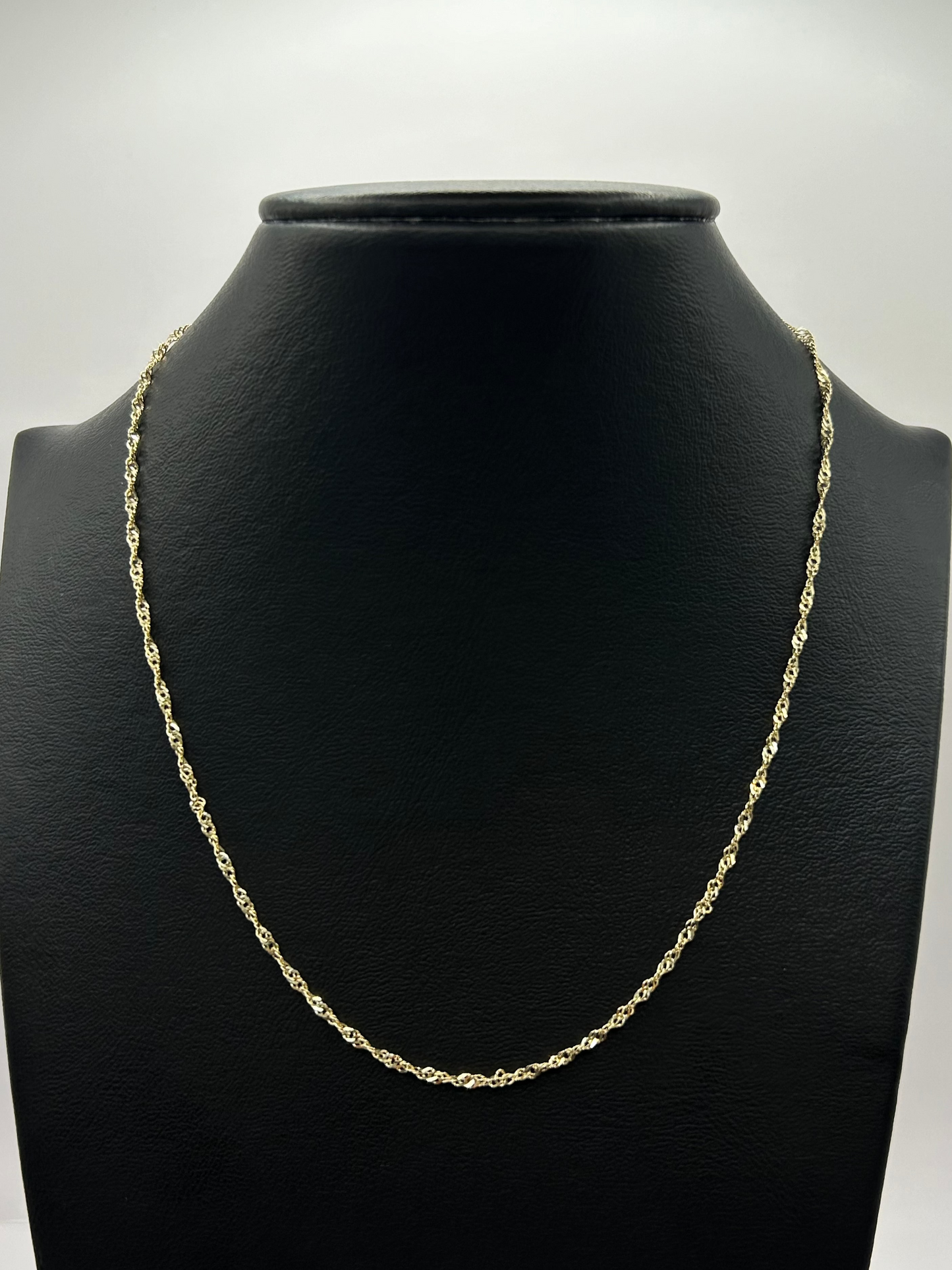 Italian Torsal Unisex Chain in 10k Yellow Gold