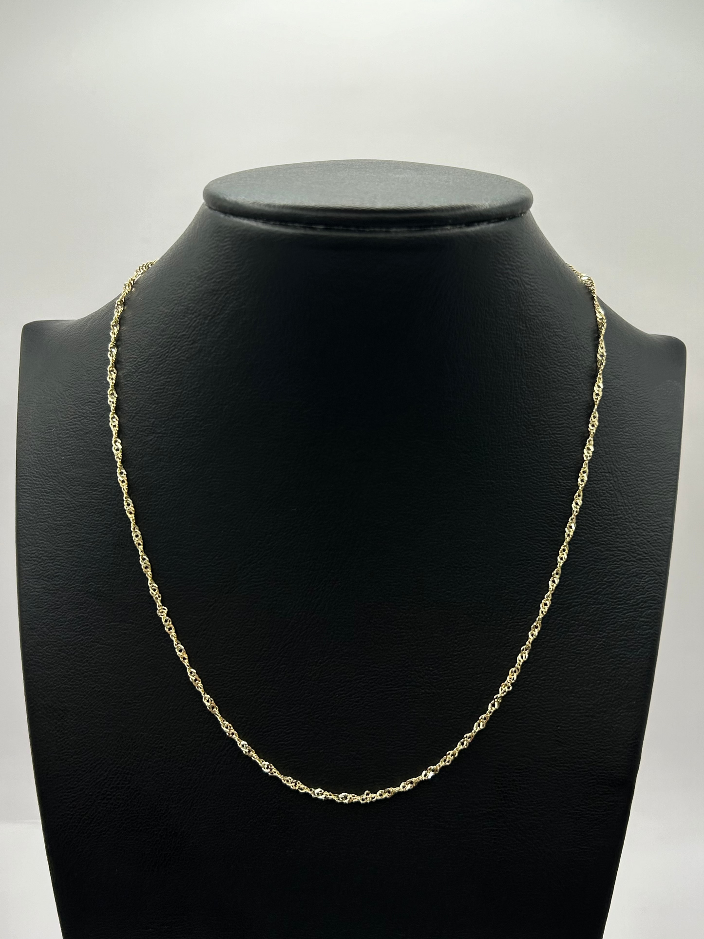 Italian Torsal Unisex Chain in 10k Yellow Gold