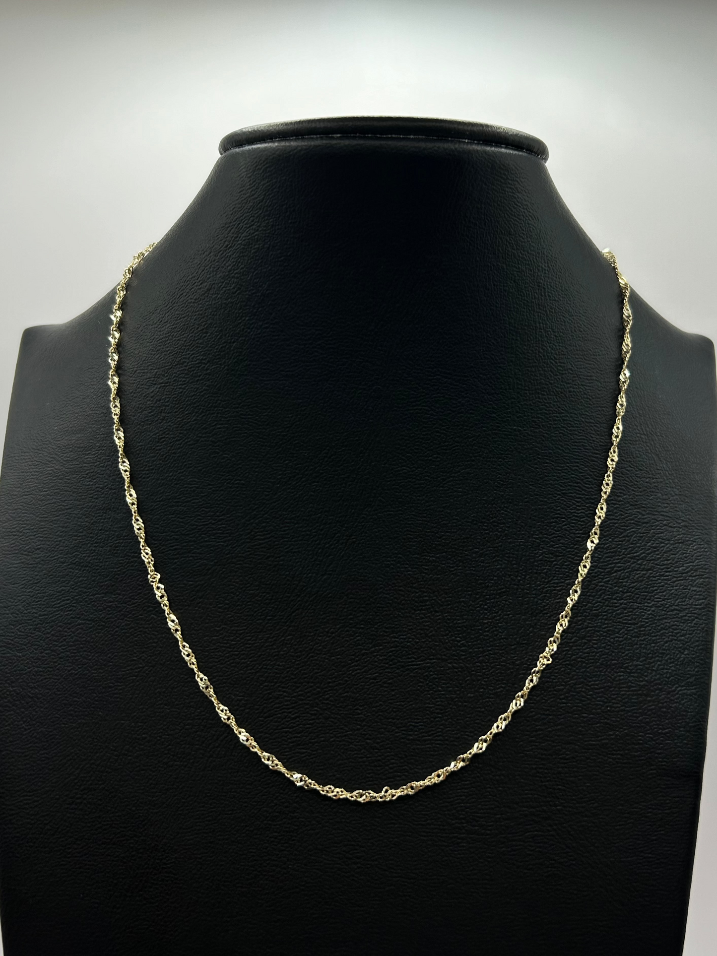 Italian Torsal Unisex Chain in 10k Yellow Gold