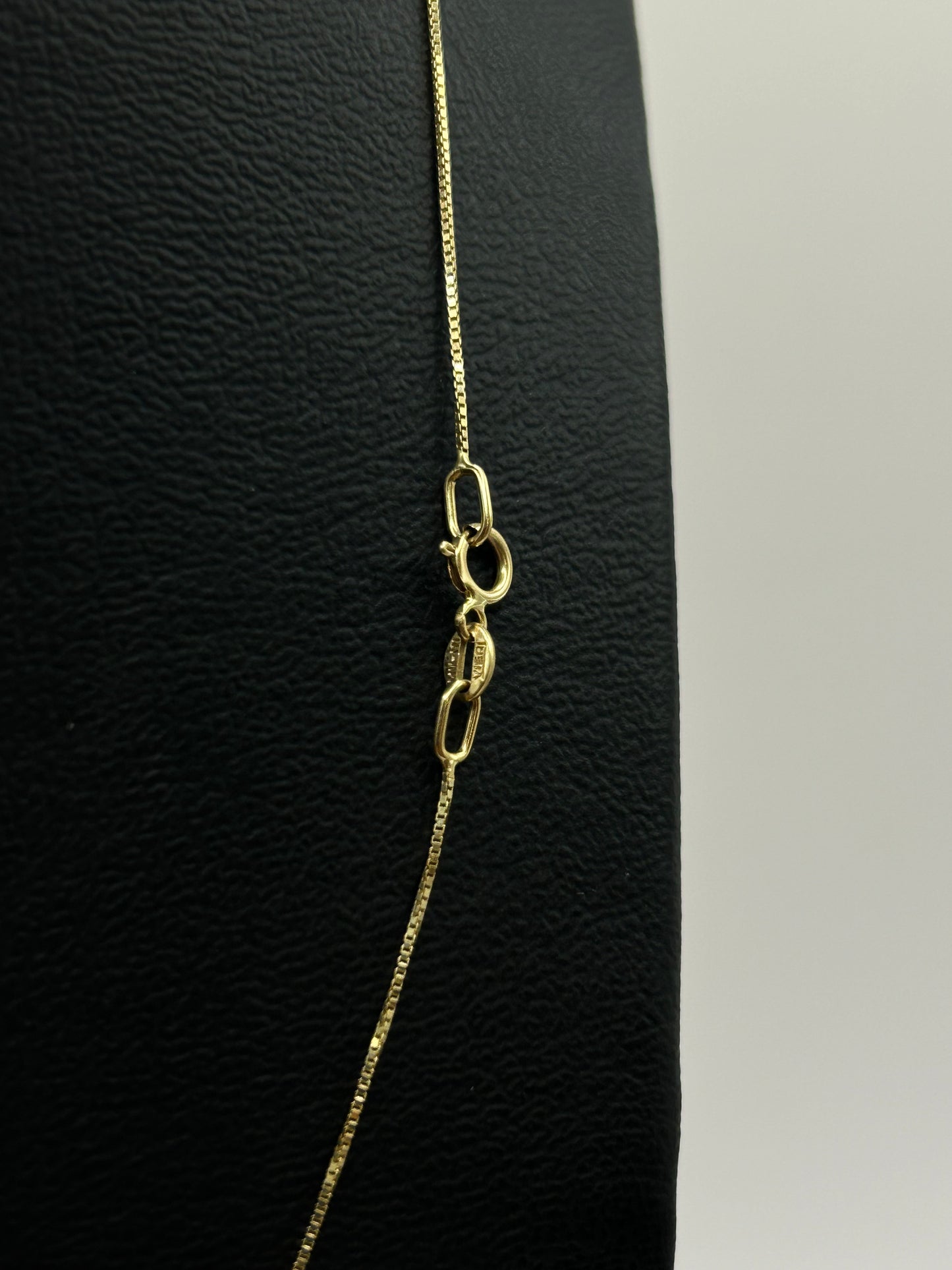 Cadena Italiana Venecia en oro 14k amarillo 45cm*1mm Mouty