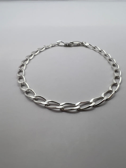 Pulso unisex de Plata .925 Eslabones 3mm 3.4gr 18cm