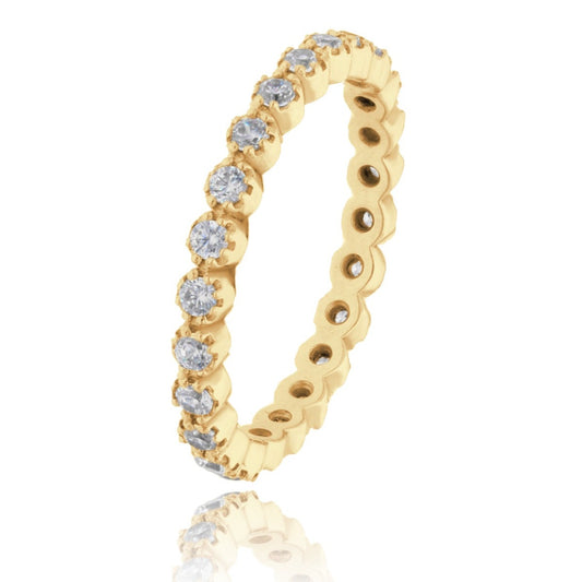 Leah churumbela ring in 10k yellow gold